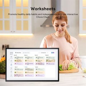 Fotocube PW156-CA : Cadre Photo Numérique Écran Tactile 15,6" avec Calendrier