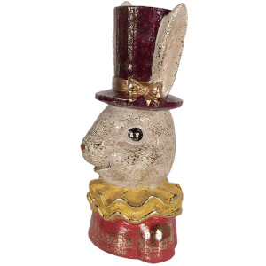 Statue lapin beige/rosa Clayre & Eef 16x13x29 cm