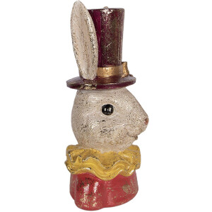 Statue lapin beige/rosa Clayre & Eef 16x13x29 cm