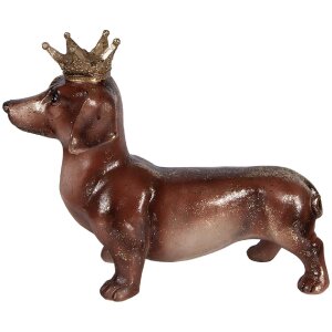 Statue chien décorative Clayre & Eef 35x14x28...