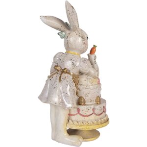 Décoration Lapin avec Gâteau 20x15x36 cm – Clayre & Eef