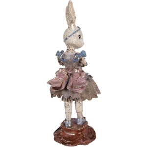 Décoration Lapin Ballerine Clayre & Eef 15x14x35 cm