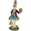 Support à bougies lapin décoratif printanier 20x16x41 cm