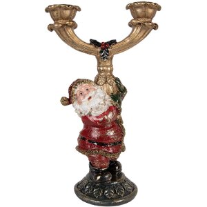 Bougeoir Père Noël Clayre & Eef 17x10x28 cm