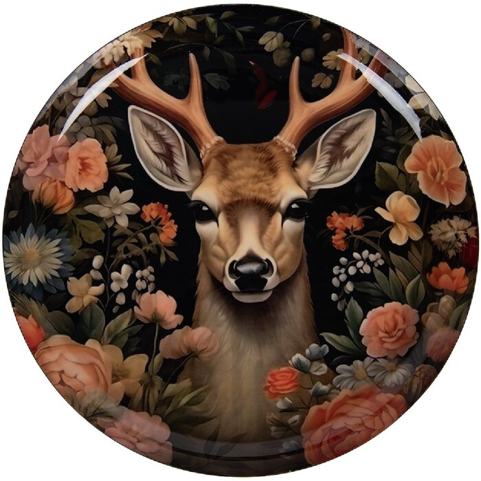 Clayre & Eef 66414 Coupe décorative noir-brun Ø 28 cm