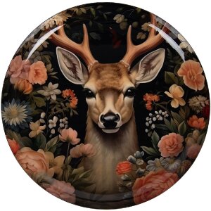 Clayre & Eef 66414 Coupe décorative noir-brun Ø 28 cm