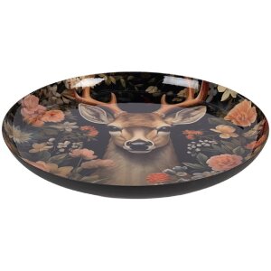 Clayre & Eef 66414 Coupe décorative noir-brun Ø 28 cm