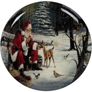 Assiette décorative Clayre & Eef Ø 28...