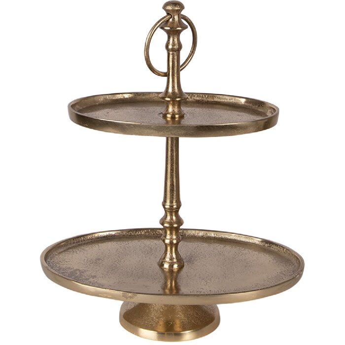 Étagère Clayre & Eef en aluminium moderne 27x18x34 cm