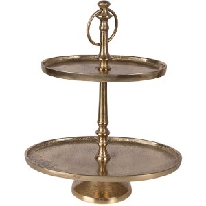 Étagère Clayre & Eef en aluminium moderne 27x18x34 cm