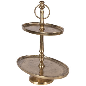 Étagère Clayre & Eef en aluminium moderne 27x18x34 cm