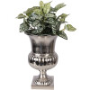 Clayre & Eef 6AL0078 Vase décoratif en aluminium argenté Ø 20x29 cm