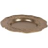 Clayre & Eef 6AL0081 Assiette décorative Ø 20 cm en aluminium doré brillant