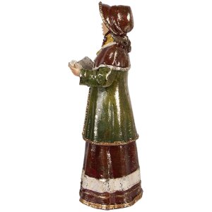 Chœur de Noël Clayre & Eef – 4 pièces, rouge/vert