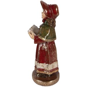 Chœur de Noël Clayre & Eef – 4 pièces, rouge/vert