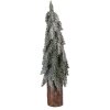 Clayre & Eef 50837 Arbre de Noël artificiel vert-blanc Ø 18x57 cm