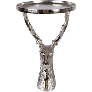 Clayre & Eef 6AL0085 Coupe sur pied argent 25x38 cm
