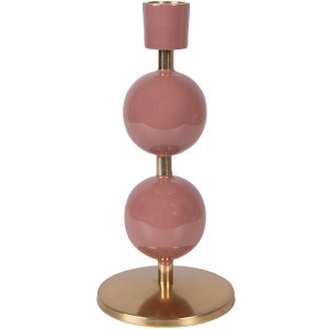 Support à bougies Clayre & Eef rose-or...