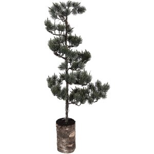 Clayre & Eef 50844 Décoration arbre LED vert...