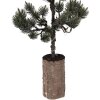 Clayre & Eef 50844 Décoration arbre LED vert et brun 75x28x20 cm