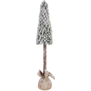 Arbre de Noël artificiel Clayre & Eef 50848 Ø 19x97 cm en jute et plastique