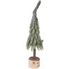 Clayre & Eef 66428 Arbre de Noël artificiel Ø 13x50 cm vert-blanc