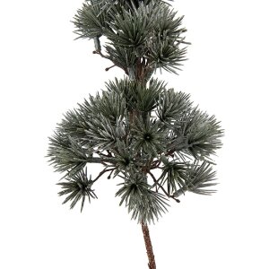 Clayre & Eef 66433 Décoration arbre 14x14x45 cm tons verts avec accents bruns