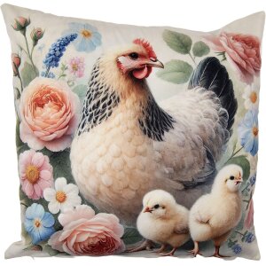 Housse de coussin Clayre & Eef KT021.443 45x45 cm...