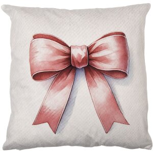 Housse de coussin 45x45 cm beige rose Clayre & Eef...
