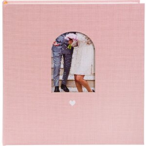 Album de mariage Goldbuch Herzensmoment rose 30x31 cm