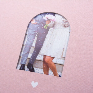 Album de mariage Goldbuch Herzensmoment rose 30x31 cm
