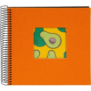 Album photo spiralé Goldbuch Bella Vista Sun Orange 20x20 cm