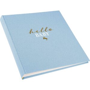 Album bébé Goldbuch hello.baby himmelblau 30x31 cm