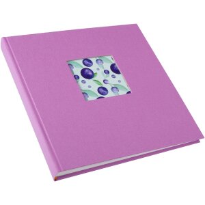Album photo Goldbuch Bella Vista Lavande 25x25 cm lin et pergament