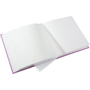 Album photo Goldbuch Bella Vista Lavande 25x25 cm lin et pergament