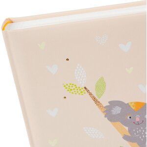 Album photo Goldbuch Koala 30x31 cm, 60 pages, relief doré, feuilles de pergamin