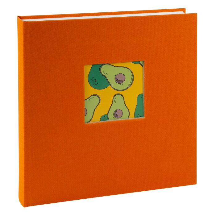Album photo Goldbuch Bella Vista Sun Orange 30x31 cm toile avec protection pergamin