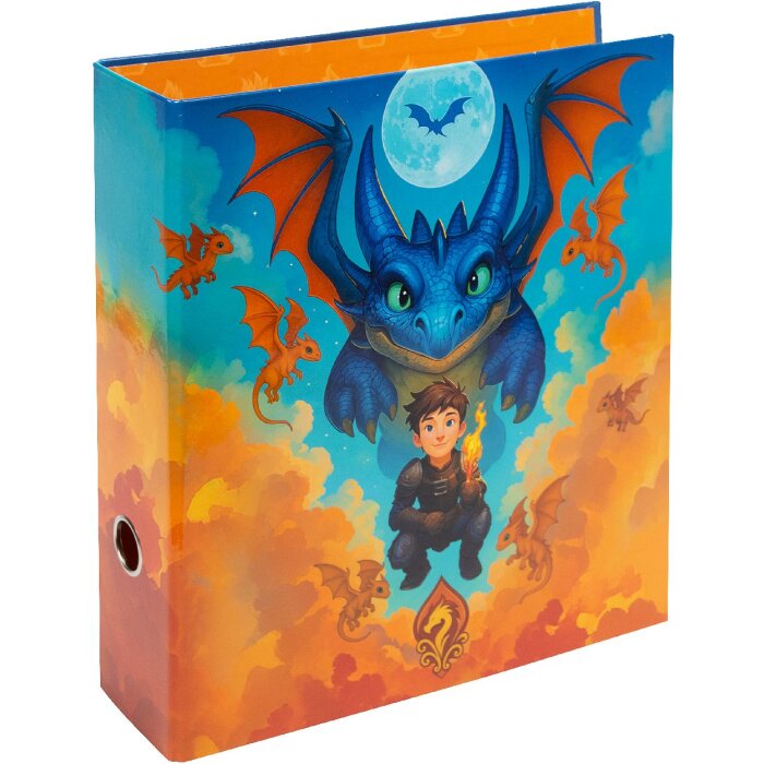 Dossier Drachenfreund Goldbuch 28x32 cm – Noir
