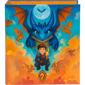 Dossier Drachenfreund Goldbuch 28x32 cm – Noir