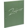 Mappe de diplômes Goldbuch, style élégant, teinte sauge 24x31 cm
