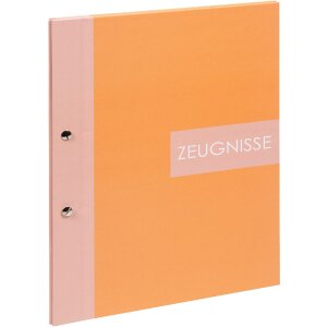 Mappe de reconnaissance Goldbuch Zweiklang papaya 24x31 cm