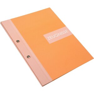 Mappe de reconnaissance Goldbuch Zweiklang papaya 24x31 cm
