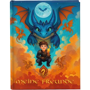 Album damitié Goldbuch Drachenfreund 15x21 cm
