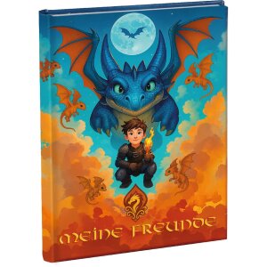 Album damitié Goldbuch Drachenfreund 15x21 cm