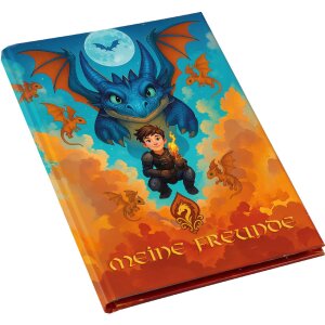 Album damitié Goldbuch Drachenfreund 15x21 cm