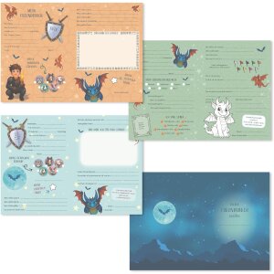 Album damitié Goldbuch Drachenfreund 15x21 cm