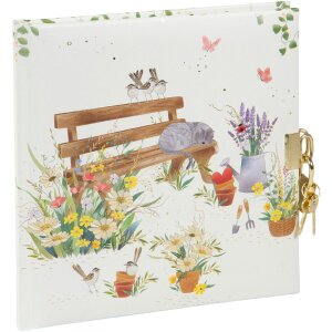 Journal Garden Calm Goldbuch – 16,5 x 16,5 cm, 96 pages, reliure dorée