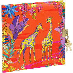 Carnet de voyage Goldbuch Wild Life Girafes, 16,5 x 16,5...