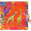 Carnet de voyage Goldbuch Wild Life Girafes, 16,5 x 16,5 cm, reliure dorée