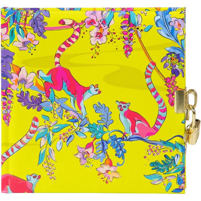 Journal Sauvage Lemures Goldbuch 16,5x16,5 cm doré ou argenté